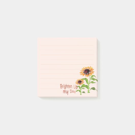 Zonnebloem Post_it Notitie Post-it® Notes (Voorkant)