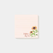 Zonnebloem Post_it Opmerking Post-it® Notes (Voorkant)