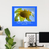 Zonnebloem Poster (Thuiskantoor)