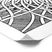 Zonnebloem Poster (Hoek)