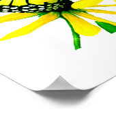 Zonnebloem Poster (Hoek)
