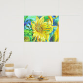 Zonnebloem Poster (Keuken)