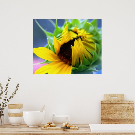 Zonnebloem Poster (Keuken)