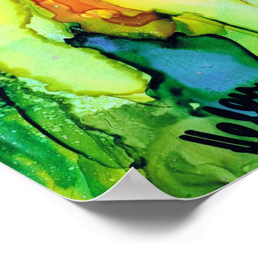 Zonnebloem Poster (Hoek)