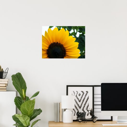 Zonnebloem Poster (Thuiskantoor)