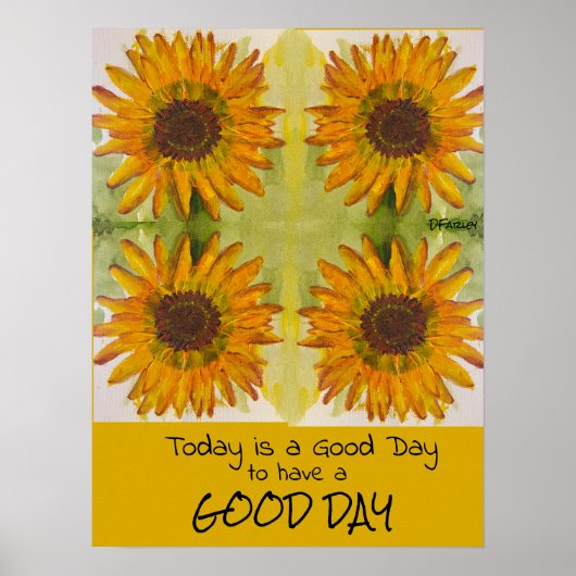 Zonnebloem Poster (Voorkant)