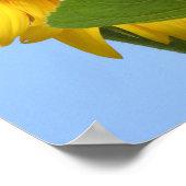 Zonnebloem Poster (Hoek)