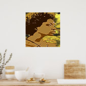 zonnebloem poster (Keuken)