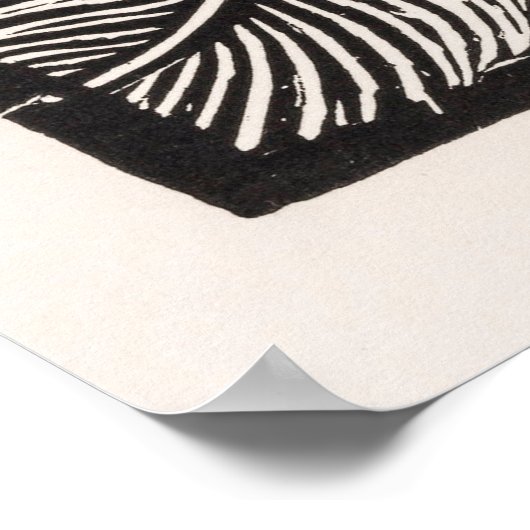 Zonnebloem Poster (Hoek)