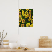 Zonnebloem Poster (Keuken)