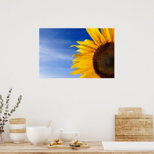 Zonnebloem Poster (Keuken)