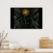 Zonnebloem Poster (Keuken)