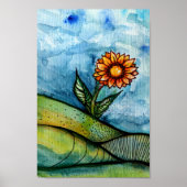 Zonnebloem Poster (Voorkant)