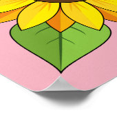 Zonnebloem Poster (Hoek)
