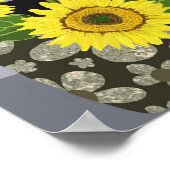 Zonnebloem Poster (Hoek)