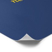 Zonnebloem Poster afdrukken (Hoek)