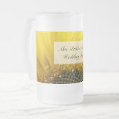 Zonnebloem Printerbriefjes Matglas Bierpul (Voorkant links)