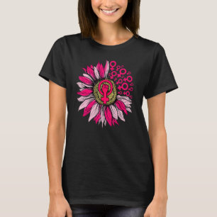 Zonnebloem Pro Keuze Vrouwen Reproductieve Rijen T-shirt