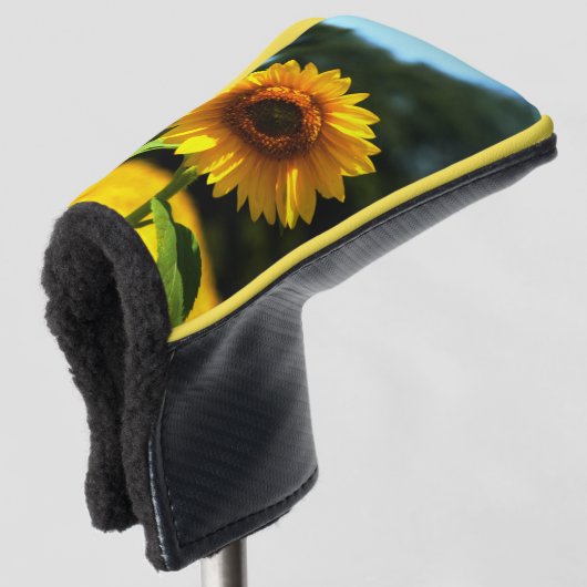 Zonnebloem Putter Golfheadcover (3/4 voorkant)