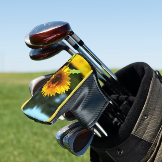 Zonnebloem Putter Golfheadcover (Insitu)