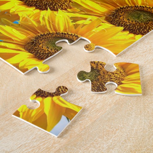 Zonnebloem Puzles Baby Angel Floral Legpuzzel (Zijkant)