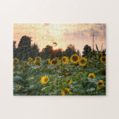 Zonnebloem Puzzel (Horizontaal)