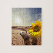 Zonnebloem Puzzels Beer Floral (Verticaal)