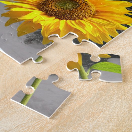 Zonnebloem Puzzels Beer Floral (Zijkant)