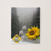 Zonnebloem Puzzels Beer Floral (Verticaal)