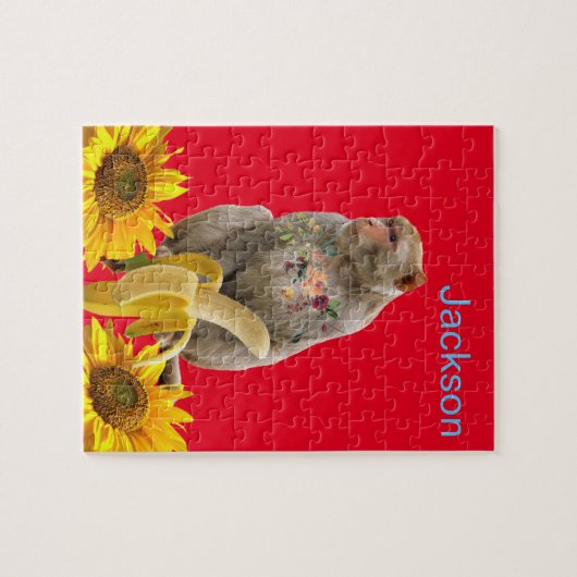 Zonnebloem Puzzels Floral Monkey (Horizontaal)