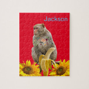 Zonnebloem Puzzels Floral Monkey