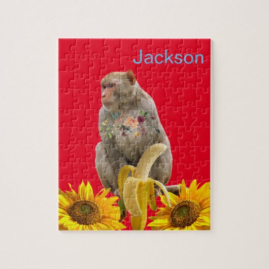 Zonnebloem Puzzels Floral Monkey (Verticaal)