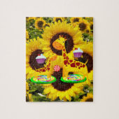 Zonnebloem Puzzels Giraffe (Verticaal)