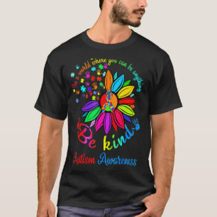 Zonnebloem Puzzle Be Sind Autism Awareness Mam Sup T-shirt