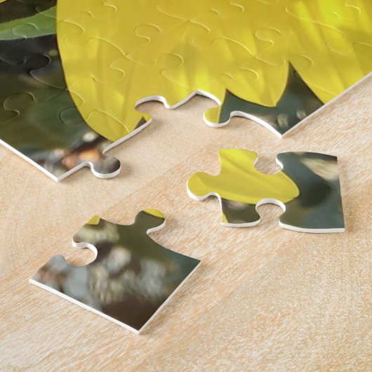 Zonnebloem Puzzle Legpuzzel (Zijkant)