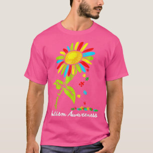 Zonnebloem Puzzle Piecks kiezen voor een soort aut T-shirt