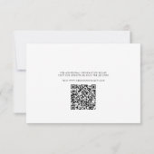 Zonnebloem QR-code Huwelijk Bewaar de Datum (Achterkant)