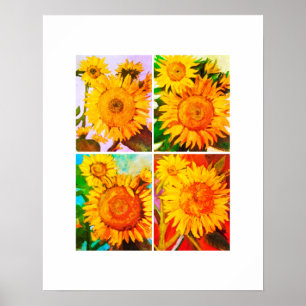 Zonnebloem Quad Poster