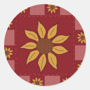 Zonnebloem Quilt Stickers