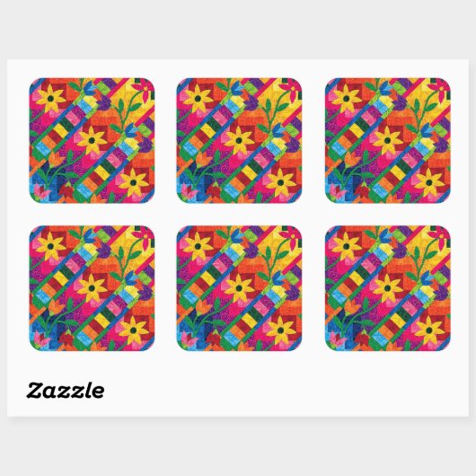 Zonnebloem Quilt Stickers (Vel)