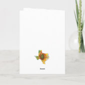 Zonnebloem raam Wenskaart Kaart (Achterkant)