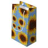Zonnebloem Rain Klein Cadeauzakje (Achterkant Gekanteld)