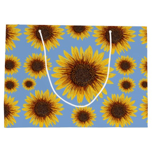 Zonnebloem Rain Large Cadeautasje (Achterkant)