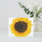 Zonnebloem Reactiekaart RSVP Kaartje (Staand voorkant)