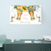 Zonnebloem Redneck Trouwlichten Bier Spandoek (Beurs)