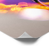 Zonnebloem Reflectie Poster (Hoek)
