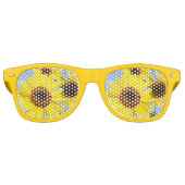 Zonnebloem Retro Zonnebril (Voorkant)