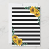 Zonnebloem RN Nursing Afstuderen Pinning Ceremonie Kaart (Achterkant)