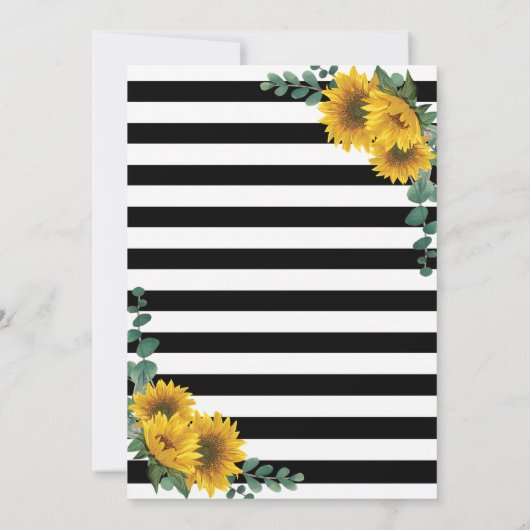 Zonnebloem RN Nursing Afstuderen Pinning Ceremonie Kaart (Achterkant)