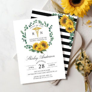 Zonnebloem RN Nursing Afstuderen Pinning Ceremonie Kaart